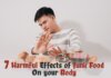 7 Adverse Effects of Junk Foods On your Body 7 Adverse Effects of Junk Foods On your Body