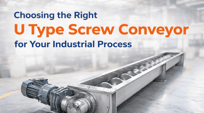 Choosing the Right U Type Screw Conveyor for Your Industrial Process U Type Screw Conveyor