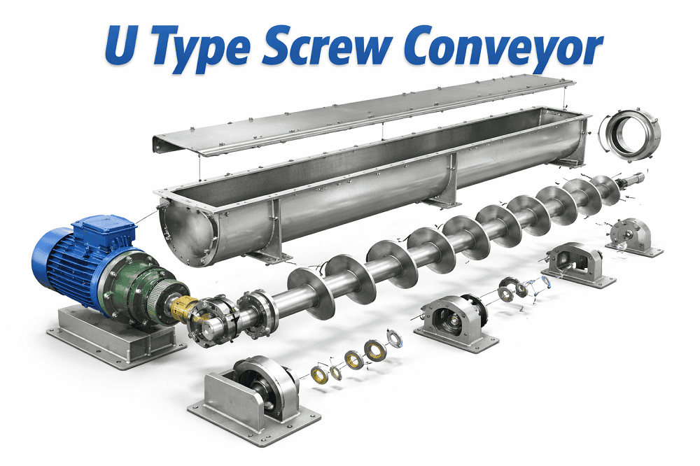 U Type Screw Conveyor U Type Screw Conveyor