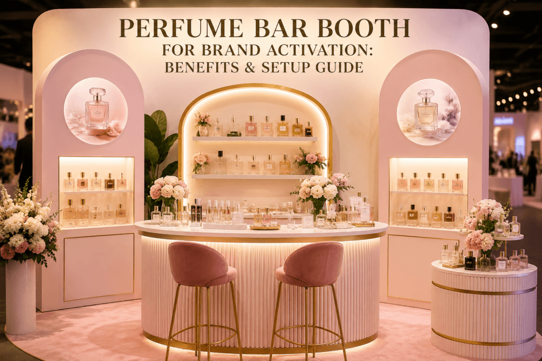 Perfume bar for Brand activation Melbourne