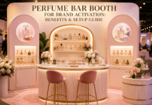 Perfume Bar Booth for Brand Activation: Benefits & Setup Guide Perfume bar for Brand activation Melbourne